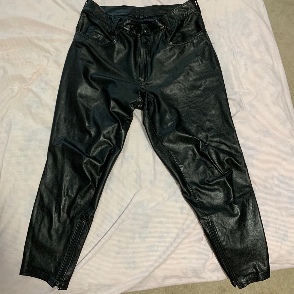 Leather pants